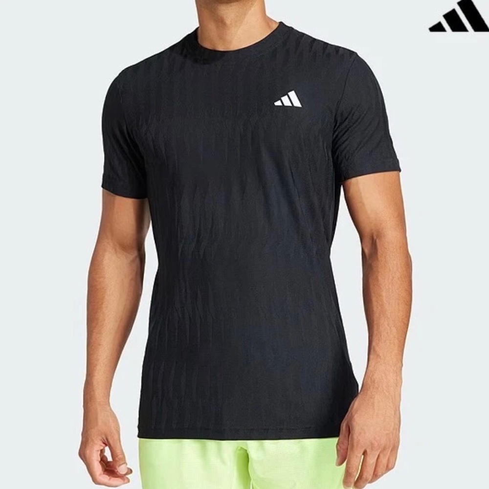 adidas Tennis Climacool+ AIRCHILL FreeLift Tee Men's Sports Top AsiaFit  new